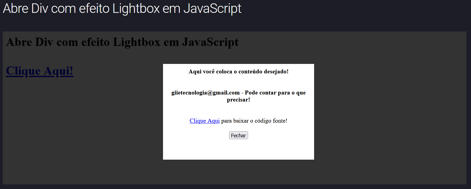 Comandos de Aletas em JavaScript